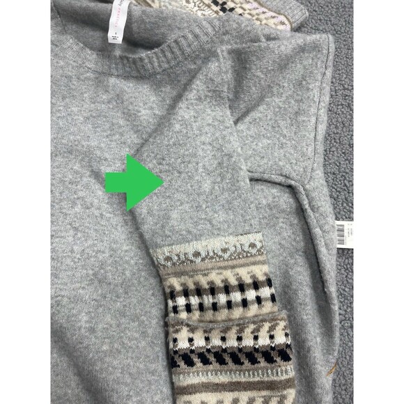 Anthropologie Daily Practice Dress Sweater Women Gray Turtle Neck Boho Sz S NWT - Picture 13 of 13